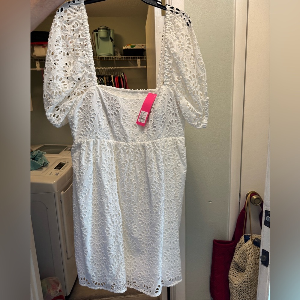 Lilly Pulitzer White Eyelet Dress